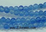 CTG62 15.5 inches 2mm round tiny dyed white jade beads wholesale