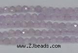 CTG621 15.5 inches 2mm faceted round lavender amethyst beads