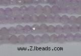 CTG622 15.5 inches 3mm faceted round lavender amethyst beads