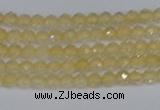 CTG623 15.5 inches 2mm faceted round citrine gemstone beads
