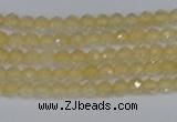 CTG623 15.5 inches 2mm faceted round citrine gemstone beads