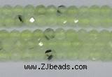 CTG632 15.5 inches 3mm faceted round prehnite gemstone beads