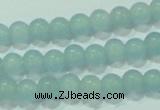 CTG66 15.5 inches 3mm round tiny dyed white jade beads wholesale