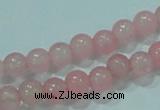 CTG70 15.5 inches 3mm round tiny dyed white jade beads wholesale