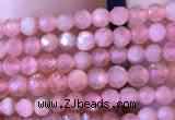 CTG715 15.5 inches 2mm faceted round tiny rhodochrosite beads