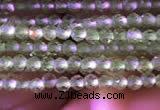 CTG743 15.5 inches 2mm faceted round tiny prehnite beads