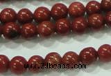 CTG75 15.5 inches 3mm round tiny red brick beads wholesale