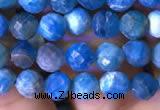 CTG762 15.5 inches 5mm faceted round tiny apatite gemstone beads