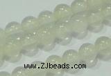 CTG79 15.5 inches 3mm round tiny white chalcedony beads wholesale
