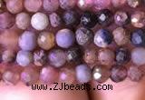 CTG798 15.5 inches 3mm faceted round tiny ruby sapphire beads