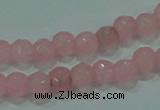 CTG86 15.5 inches 3mm faceted round tiny dyed white jade beads wholesale