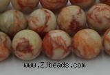 CTJ703 15.5 inches 10mm round red net jasper beads wholesale