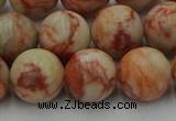 CTJ704 15.5 inches 12mm round red net jasper beads wholesale