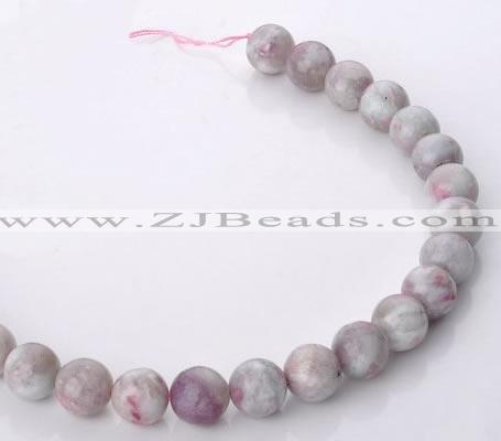 CTO17 15 inches 12mm round natural tourmaline beads wholesale