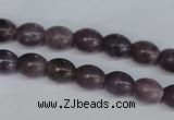 CTO230 15.5 inches 8*10mm rice tourmaline gemstone beads