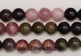 CTO366 15.5 inches 9mm round natural tourmaline gemstone beads