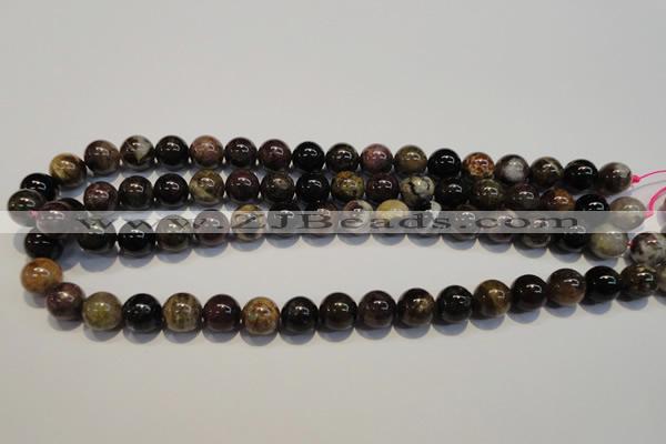 CTO403 15.5 inches 11mm round natural tourmaline gemstone beads
