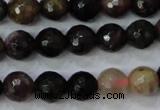 CTO462 15.5 inches 7mm faceted round natural tourmaline gemstone beads