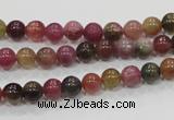 CTO62 15.5 inches 6mm round natural tourmaline gemstone beads