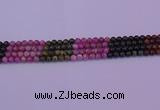 CTO626 15.5 inches 5mm round tourmaline gemstone beads wholesale