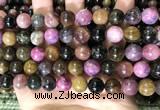 CTO689 15.5 inches 11mm round tourmaline beads wholesale