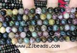 CTO697 15.5 inches 8mm round tourmaline gemstone beads