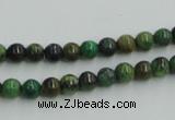 CTP02 15.5 inches 6mm round yellow green pine gemstone beads wholesale