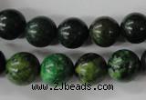 CTP204 15.5 inches 12mm round yellow pine turquoise beads wholesale