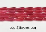 CTR419 15.5 inches 10*30mm teardrop agate beads wholesale