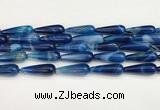 CTR427 15.5 inches 10*30mm teardrop agate beads wholesale