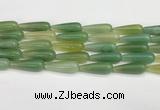 CTR431 15.5 inches 10*30mm teardrop agate beads wholesale