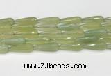 CTR459 15.5 inches 10*30mm faceted teardrop agate beads wholesale