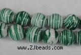 CTU1128 15.5 inches 10mm round synthetic turquoise beads wholesale