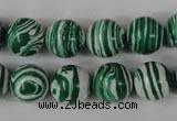 CTU1129 15.5 inches 12mm round synthetic turquoise beads wholesale