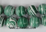 CTU1130 15.5 inches 14mm round synthetic turquoise beads wholesale