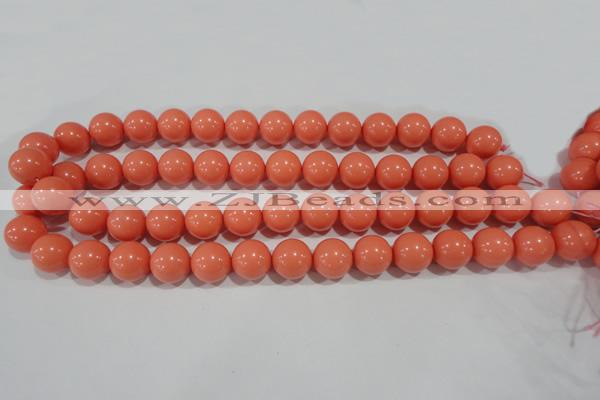 CTU1315 15.5 inches 12mm round synthetic turquoise beads