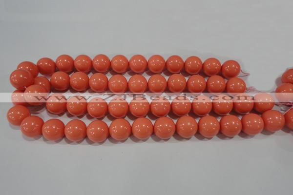 CTU1317 15.5 inches 16mm round synthetic turquoise beads