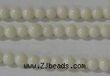 CTU1430 15.5 inches 3mm round synthetic turquoise beads