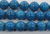 CTU1625 15.5 inches 14mm round synthetic turquoise beads