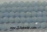 CTU1741 15.5 inches 4mm faceted round synthetic turquoise beads