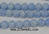 CTU1743 15.5 inches 8mm faceted round synthetic turquoise beads