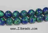 CTU1813 15.5 inches 8mm round synthetic turquoise beads