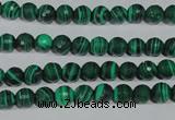 CTU1822 15.5 inches 6mm faceted round synthetic turquoise beads