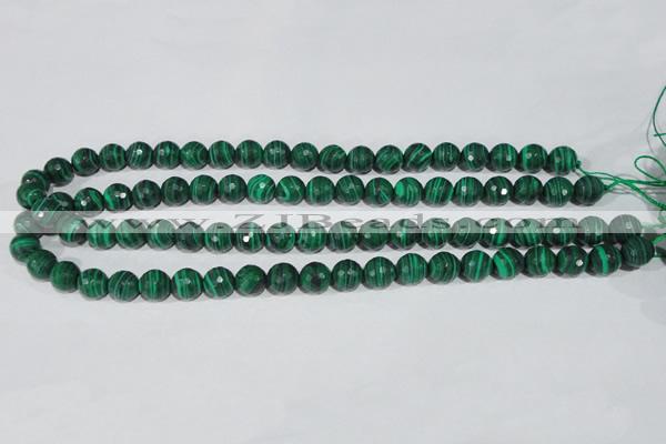 CTU1823 15.5 inches 8mm faceted round synthetic turquoise beads