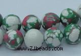 CTU226 16 inches 12mm round imitation turquoise beads wholesale