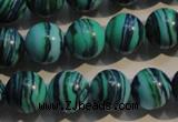 CTU2407 15.5 inches 14mm round synthetic turquoise beads