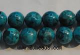 CTU2414 15.5 inches 12mm round synthetic turquoise beads