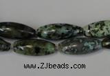 CTU2468 15.5 inches 8*20mm rice African turquoise beads wholesale