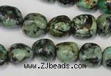 CTU2472 15.5 inches 12*13mm nuggets African turquoise beads wholesale