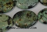 CTU2477 15.5 inches 22*30mm oval African turquoise beads wholesale